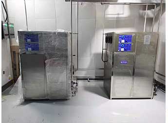 潔凈間用中央空調(diào)外置臭氧發(fā)生器安裝現(xiàn)場