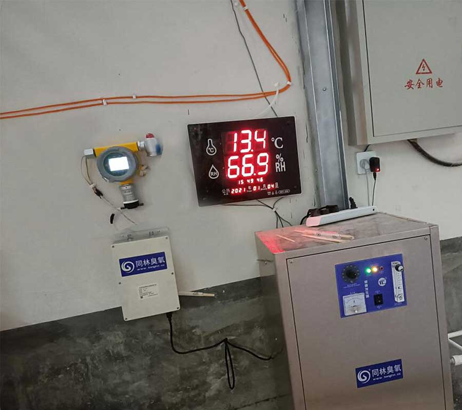 臭氧在輸送管道及容器的消毒